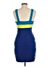 Express Color Block Blue Cocktail Dress Size M - photo 2