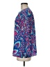 Lilly Pulitzer 100% Silk Paisley Blue 3/4 Sleeve Silk Top Size M - photo 5