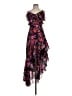 Line & Dot 100% Polyester Floral Purple Cocktail Dress Size S - photo 1