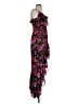 Line & Dot 100% Polyester Floral Purple Cocktail Dress Size S - photo 4