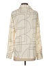 MNG 100% Polyester Graphic Ivory Long Sleeve Blouse Size 4 - photo 2