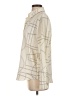 MNG 100% Polyester Graphic Ivory Long Sleeve Blouse Size 4 - photo 5
