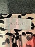 A.L.C. 100% Silk Animal Print Black Silk Pants Size M - photo 4