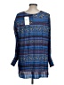 Everleigh 100% Polyester Blue 3/4 Sleeve Blouse Size L - photo 2