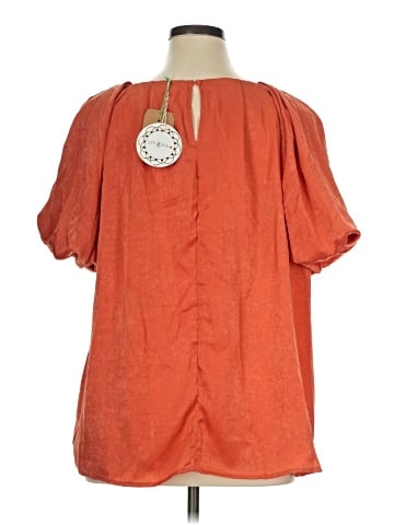 Umgee Short Sleeve Blouse (view 2)
