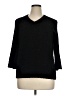 JM Collection Black Pullover Sweater Size 1X - photo 1