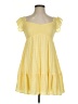 Thirty/Thirty 100% Polyester Yellow Casual Dress Size XS - photo 1
