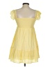 Thirty/Thirty 100% Polyester Yellow Casual Dress Size XS - photo 2