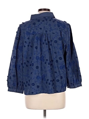 Chico's 3/4 Sleeve Button-Down Shirt (view 2)