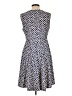Aryeh 100% Polyester Argyle Blue Cocktail Dress Size L - photo 2