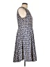 Aryeh 100% Polyester Argyle Blue Cocktail Dress Size L - photo 4