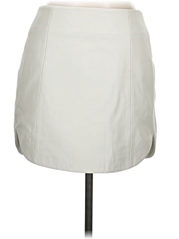 Reiss Faux Leather Skirt (view 1)