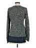 Margaret O'Leary 100% Cotton Tweed Green Pullover Sweater Size Sm (0) - photo 2