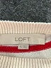 Ann Taylor LOFT Stripes Red Pullover Sweater Size XL - photo 7