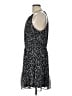 Nine West 100% Polyester Animal Print Black Cocktail Dress Size L - photo 5