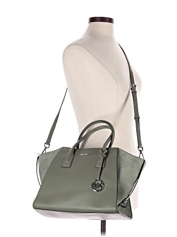 MICHAEL Michael Kors Leather Satchel (view 2)