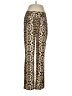 A.L.C. Animal Print Gold Casual Pants Size 6 - photo 1