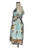 BCBGMAXAZRIA Print Teal Cocktail Dress Size XS - photo 5