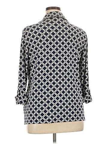 Charter Club 3/4 Sleeve Button-Down Shirt (view 2)