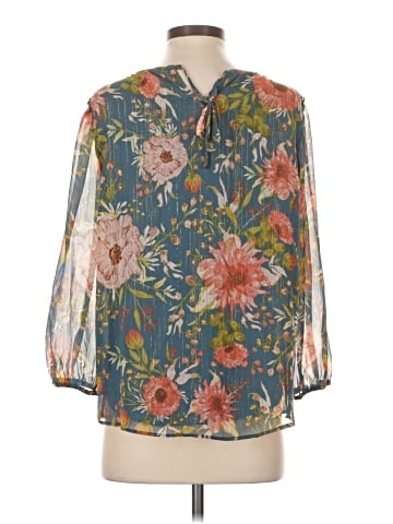 LC Lauren Conrad 3/4 Sleeve Blouse (view 2)