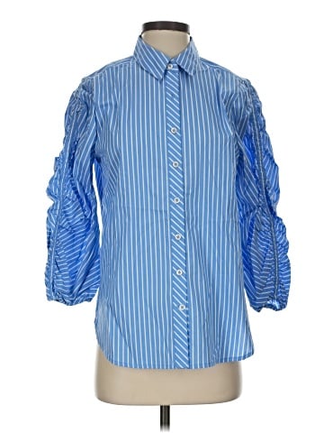 Chico's 3/4 Sleeve Button-Down Shirt (view 1)