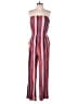 Impressions Stripes Red Jumpsuit Size M - photo 1
