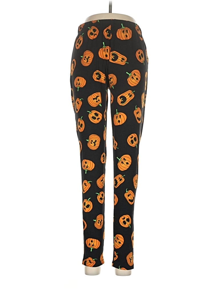 Pre-owned Assorted Brands Leggings In Orange