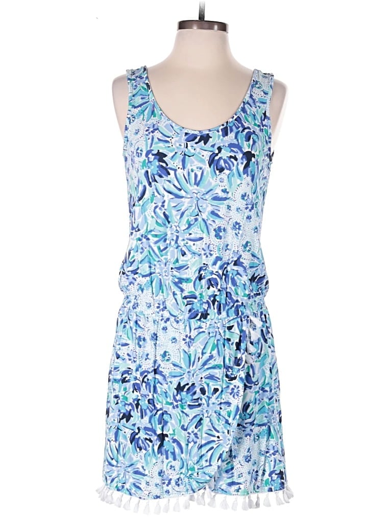 Pre-owned Lilly Pulitzer Romper In Blue