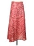 J.Crew 100% Polyester Hearts Red Casual Skirt Size S - photo 1