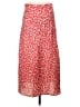J.Crew 100% Polyester Hearts Red Casual Skirt Size S - photo 2