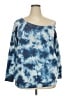 Torrid Blue 3/4 Sleeve T-Shirt Size 2X Plus (2) - photo 1