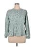 Boden 100% Cotton Print Green 3/4 Sleeve Blouse Size 16 - 18 - photo 1