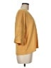 Wrap Yellow 3/4 Sleeve Top Size 8 - photo 4