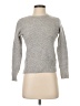 Theory Chevron-herringbone Gray Turtleneck Sweater Size S - photo 1