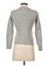 Theory Chevron-herringbone Gray Turtleneck Sweater Size S - photo 2