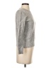 Theory Chevron-herringbone Gray Turtleneck Sweater Size S - photo 4