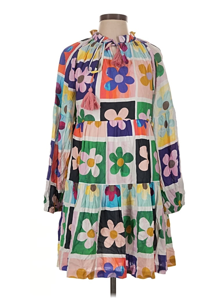 Pre-owned Briton Court Casual Dress In Green