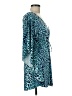 Final Touch Teal 3/4 Sleeve Blouse Size M - photo 4