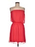 Express 100% Polyester Solid Red Cocktail Dress Size M - photo 1
