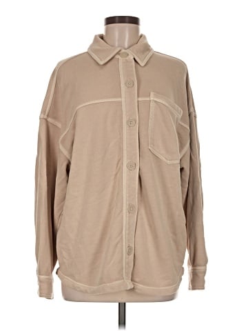 American Eagle Outfitters Long Sleeve Button-Down Shirt (view 1)