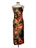 Shein Tie-dye Orange Casual Dress Size L - photo 2