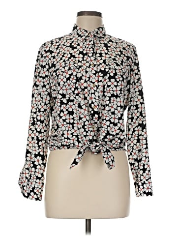 Anne Klein Long Sleeve Blouse (view 1)