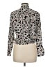 Anne Klein 100% Polyester Floral Black Long Sleeve Blouse Size M (petite) - photo 2