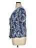 Laura Ashley Blue Short Sleeve Blouse Size XL - photo 5