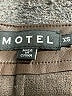 Motel Brown Faux Leather Skirt Size XS - photo 4