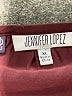 Jennifer Lopez 100% Polyester Burgundy Long Sleeve Blouse Size XL - photo 4