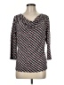 Talbots Black 3/4 Sleeve Blouse Size M - photo 1
