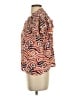 Maeve Orange Short Sleeve Blouse Size S - photo 5