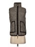 J.Crew Factory Store 100% Polyester Chevron-herringbone Tan Gold Vest Size XS - photo 1