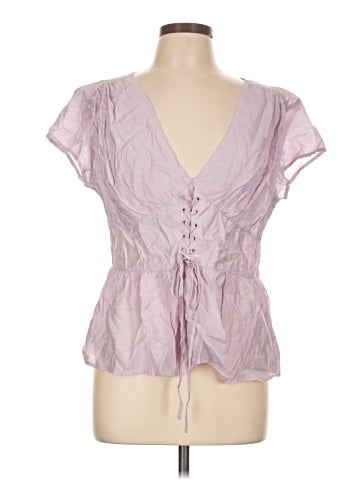 Future Collective Short Sleeve Blouse (view 1)